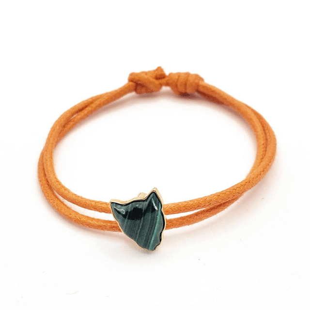 Bracelet panthère malachite - MOÏ  