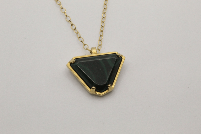 Pendentif malachite - JELANI