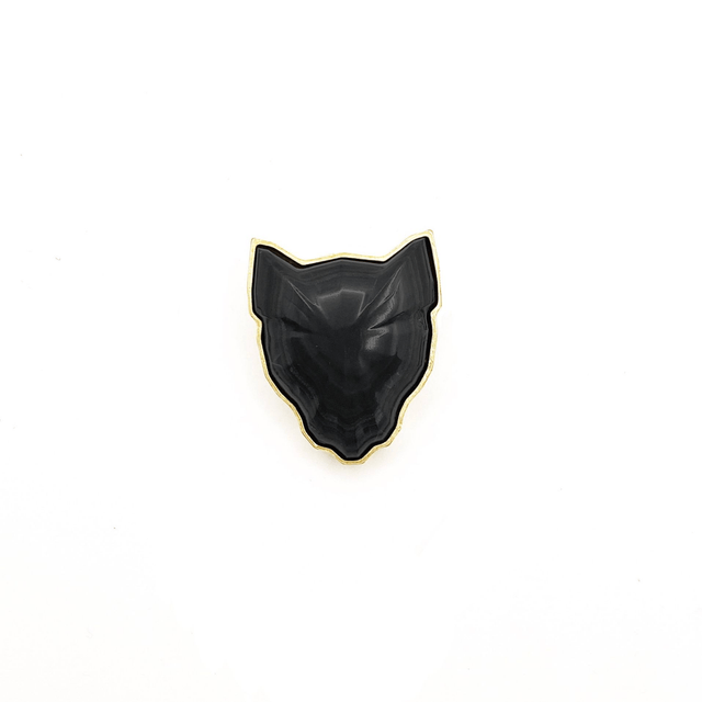 Pendentif panthère onyx - AKIN