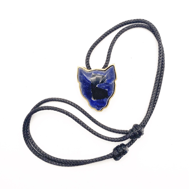 Pendentif panthère sodalite - AKIN