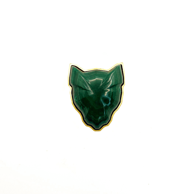 Pendentif panthère malachite - AKIN